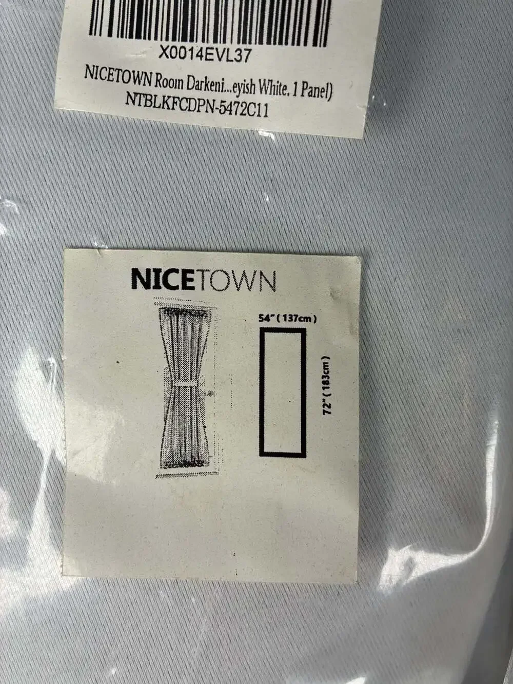 Curtain Rods and Room Darkening White Curtains Bundle for French Doors